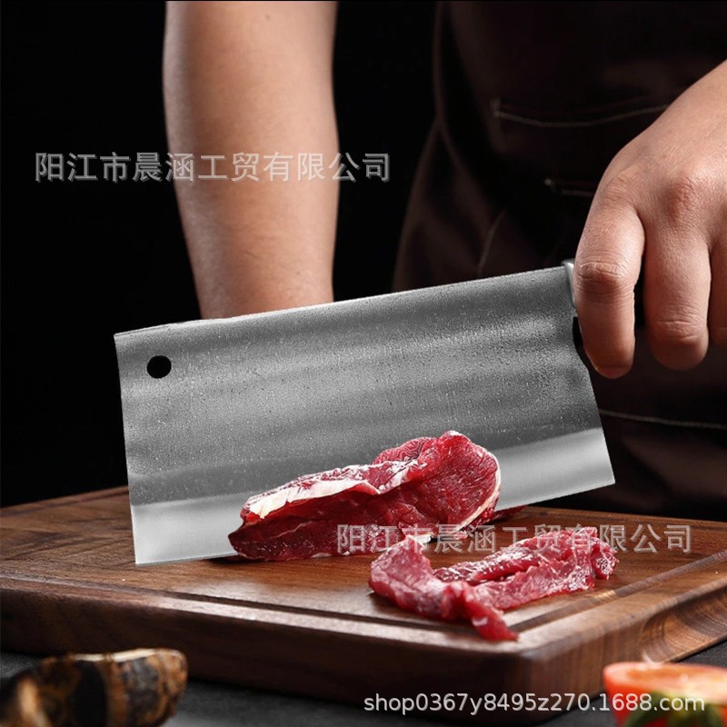 Hand-forged roast meat knife, bearing steel, forged thickened chopping knife, sharp kitchen knife for cutting chicken, duck and goose, in stock details Picture