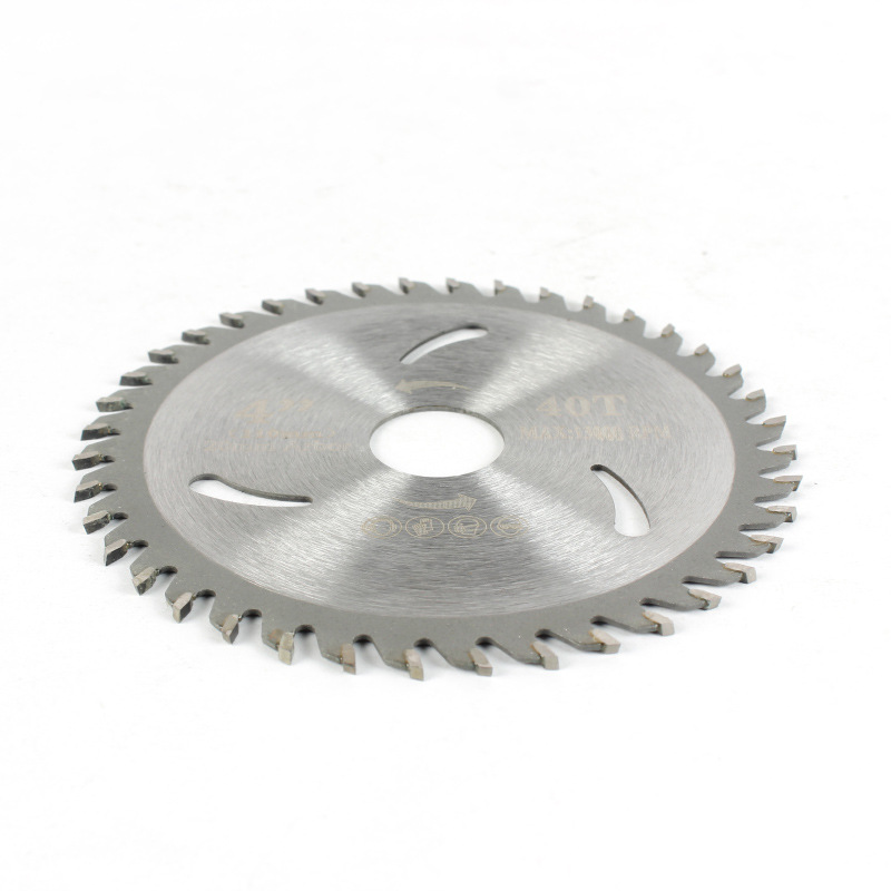 Wholesale hard alloy circular saw blades, 4-inch woodworking cutting saw blades, multi-functional industrial Angle grinders, circular saw blade processing details Picture
