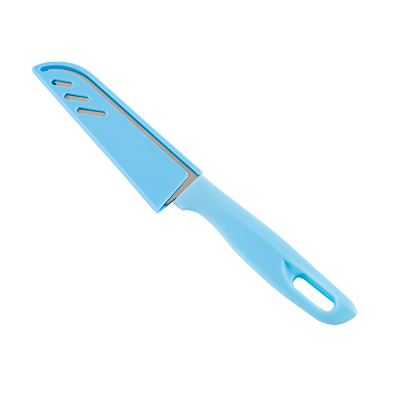 Ready-made fruit knives, colorful portable small knives, fruit peelers, kitchen and household portable stainless steel fruit peel knives, new models Item Picture