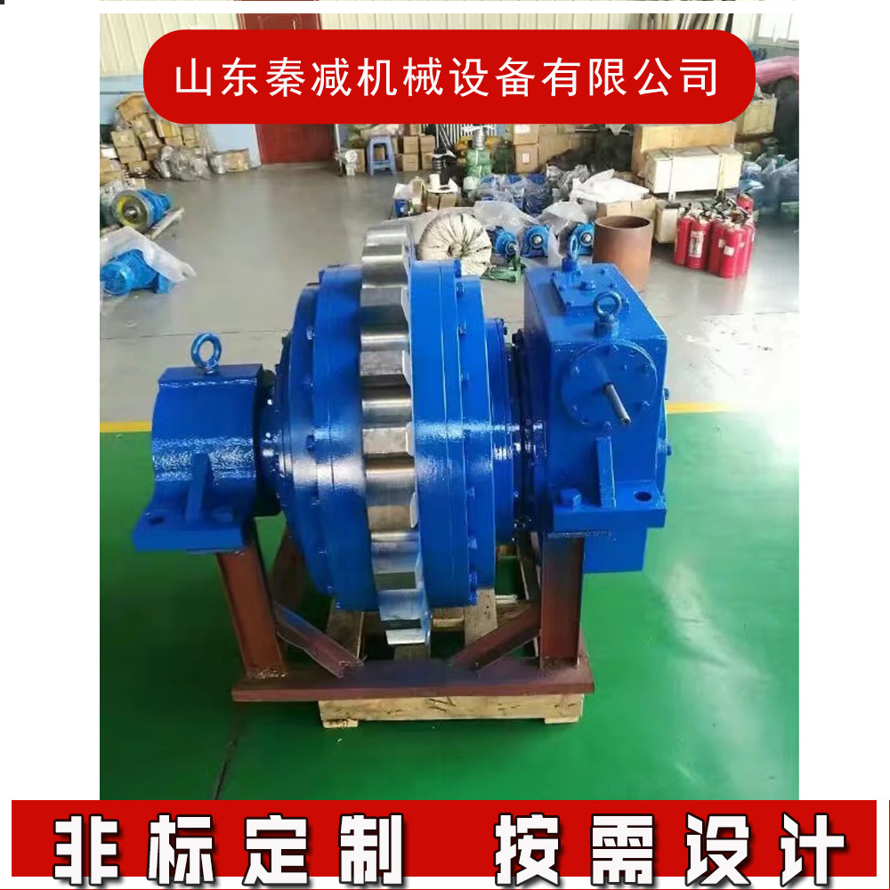 The worm gear tooth surface hardness of the rolling mill down reducer and the transmission device used in steel mills is high, and it undergoes ammonia infiltration and precise grinding treatment Specification drawing