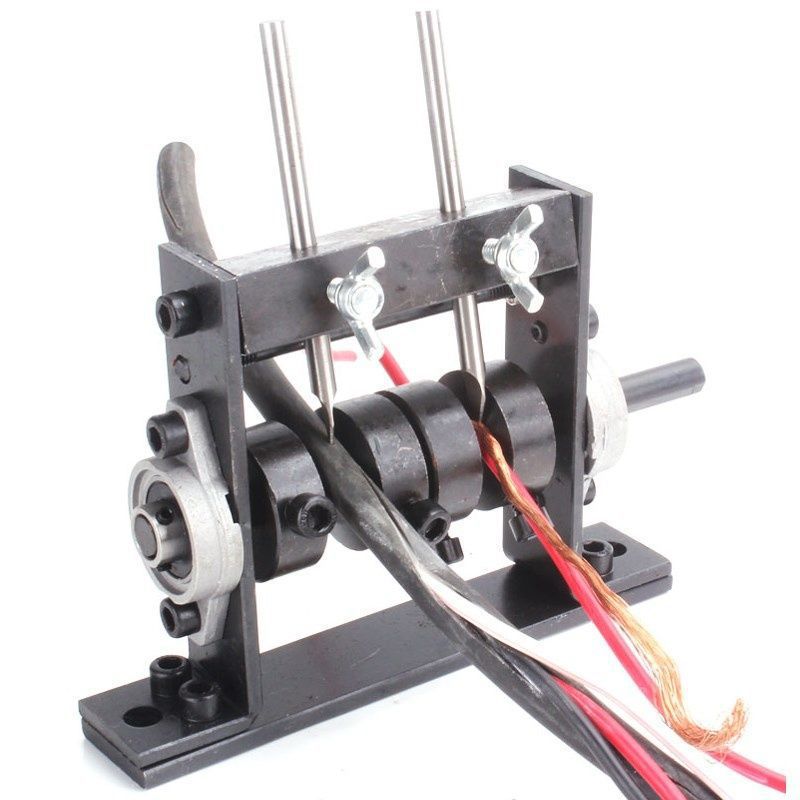 Electric wire stripping tool for waste wires, manual wire stripping machine for waste wires and cables, small Leide model Item Picture