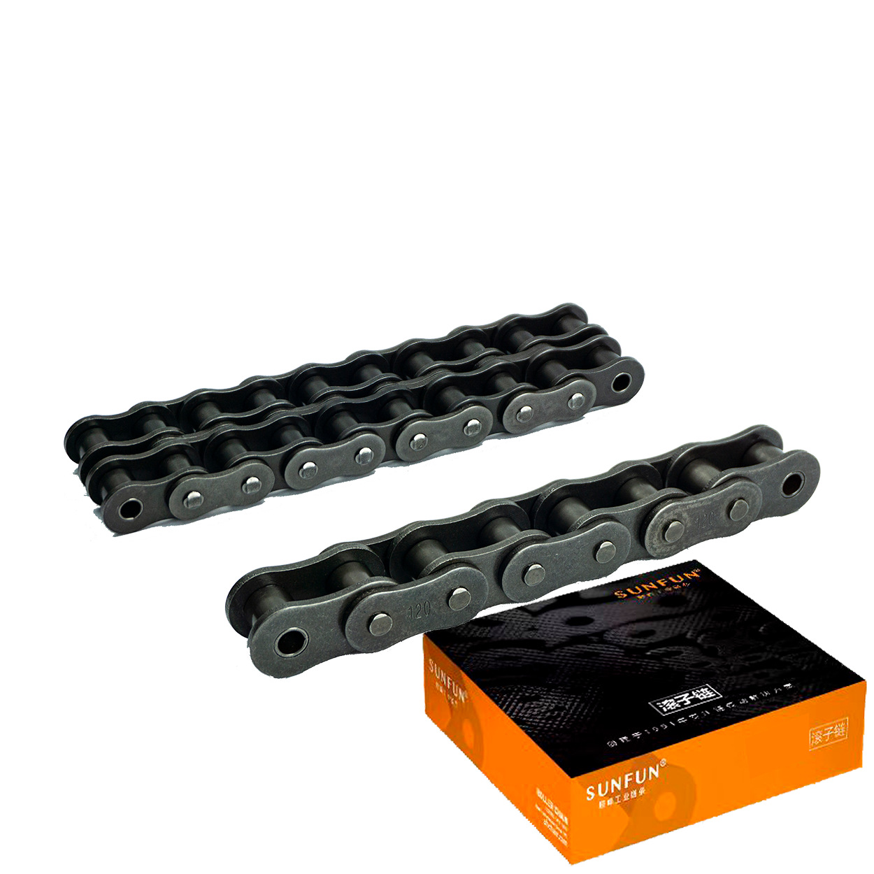 Electric garage door chain, garage chain drive chain source manufacturer 08B, 40,41,085 custom length packages Item Picture