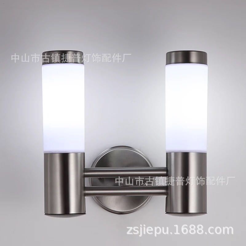 New rural simple double-head outdoor wall lamps, corridor wall lamps, simple and elegant garden villa balcony lamps Specification drawing