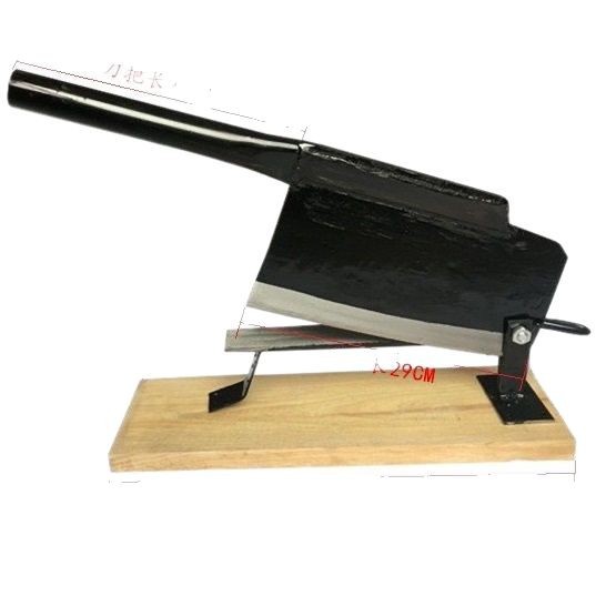 Manual medicinal herb cutting knife, Chinese herbal medicine guillotine knife, Chinese herbal medicine cutting knife, fish maw/Ganoderma lucidum slicing knife Item Picture