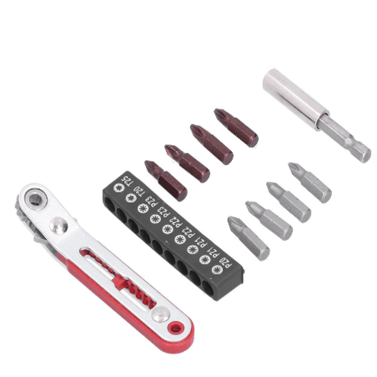 Multi-purpose bidirectional ratchet wrench and screwdriver set, multi-functional ratchet screwdriver set details Picture