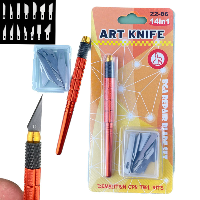 Engraving knife, art knife, hand woodcarving tools, seal engraving set, woodworking knife, pen knife, paper-cutting special engraving diy knife Specification drawing