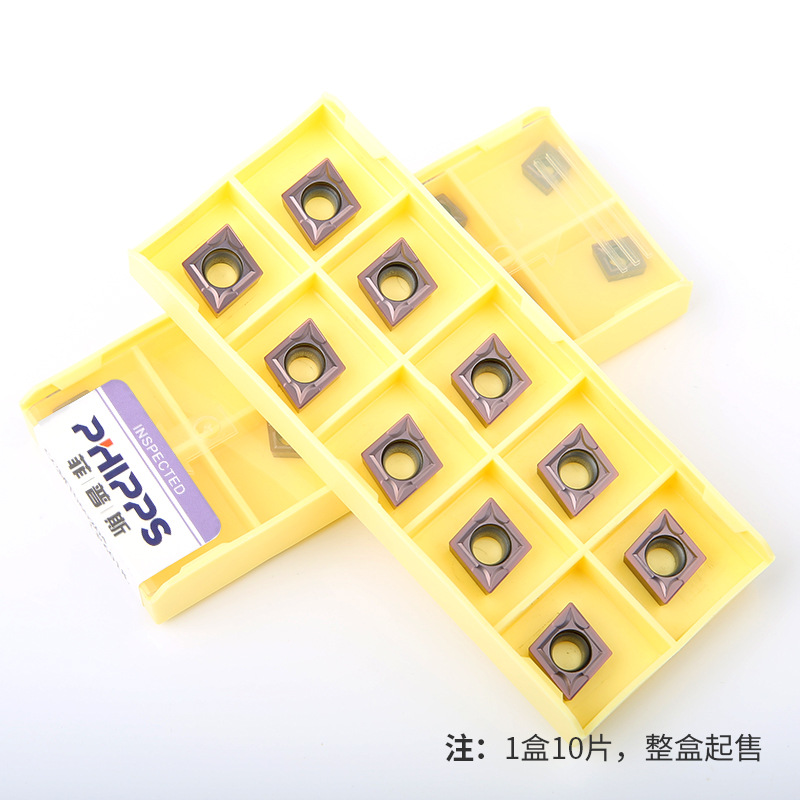 PHIPPS CNC boring inserts CCMT09T304 FM2035 CCMT060204 diamond-shaped inner hole turning tool pieces Application Scenario