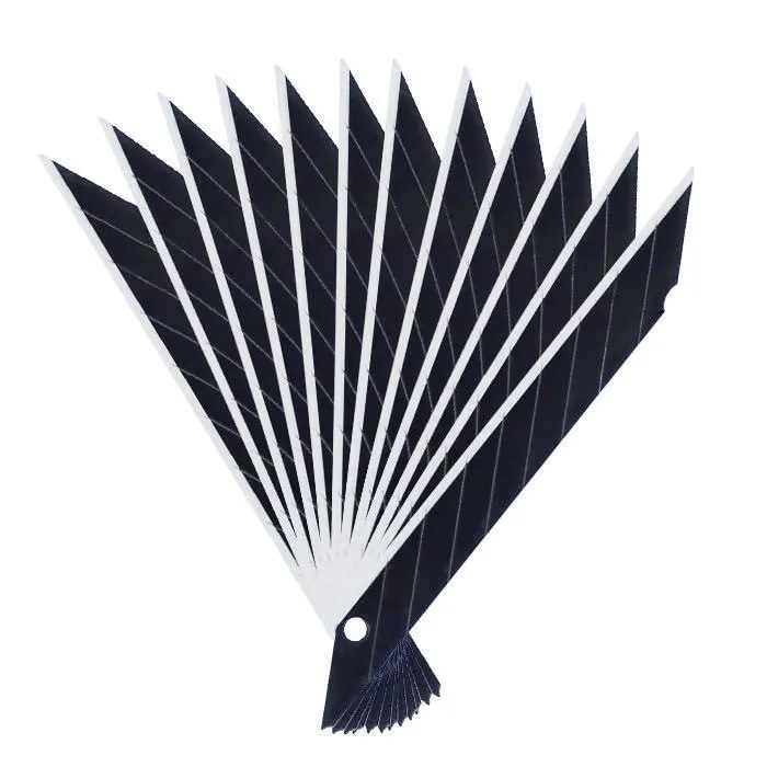 Genuine 30-degree sharp corner 9mm flat corner utility knife spare blade small blade undefined