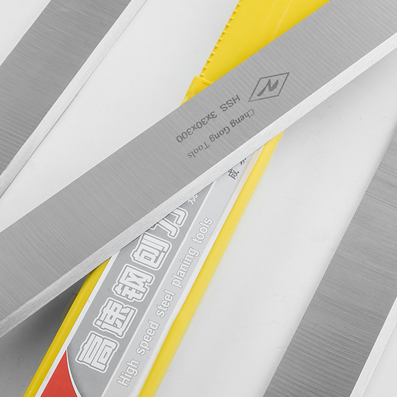 300 flat planer, white steel blade, woodworking planer, planing blade, full edge steel planing blade, HSS high-speed steel woodworking knife Specification drawing