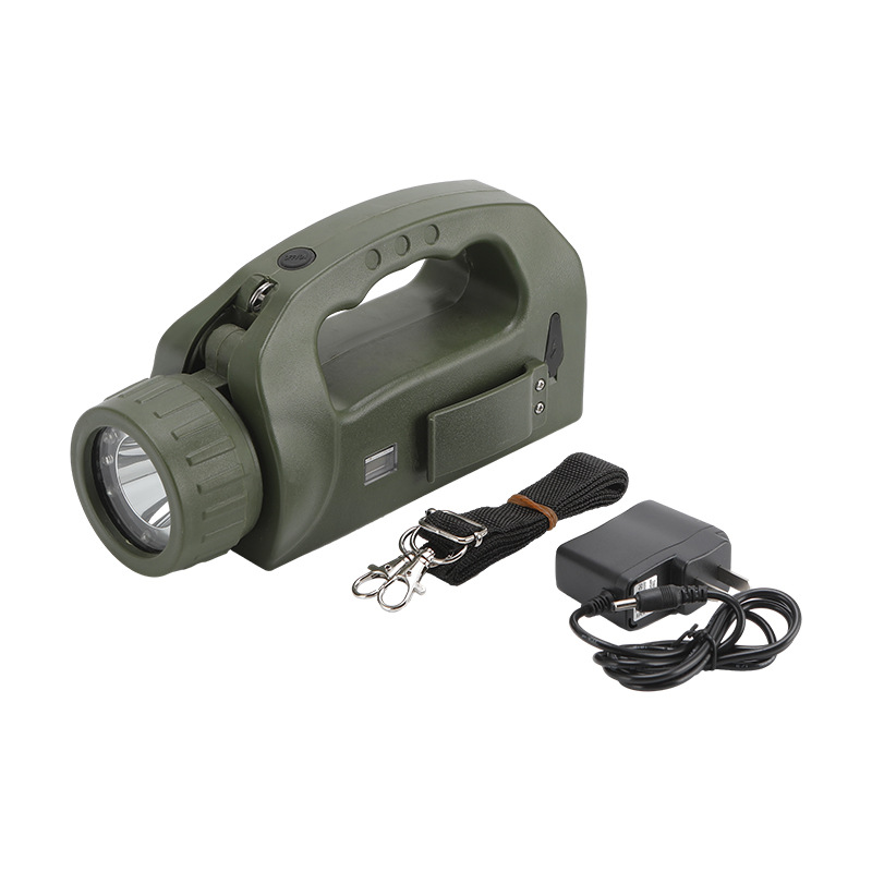 AD-5500 Portable high-intensity work light, multi-functional LED searchlight, outdoor hand-cranked power generation inspection lighting lamp Item Picture