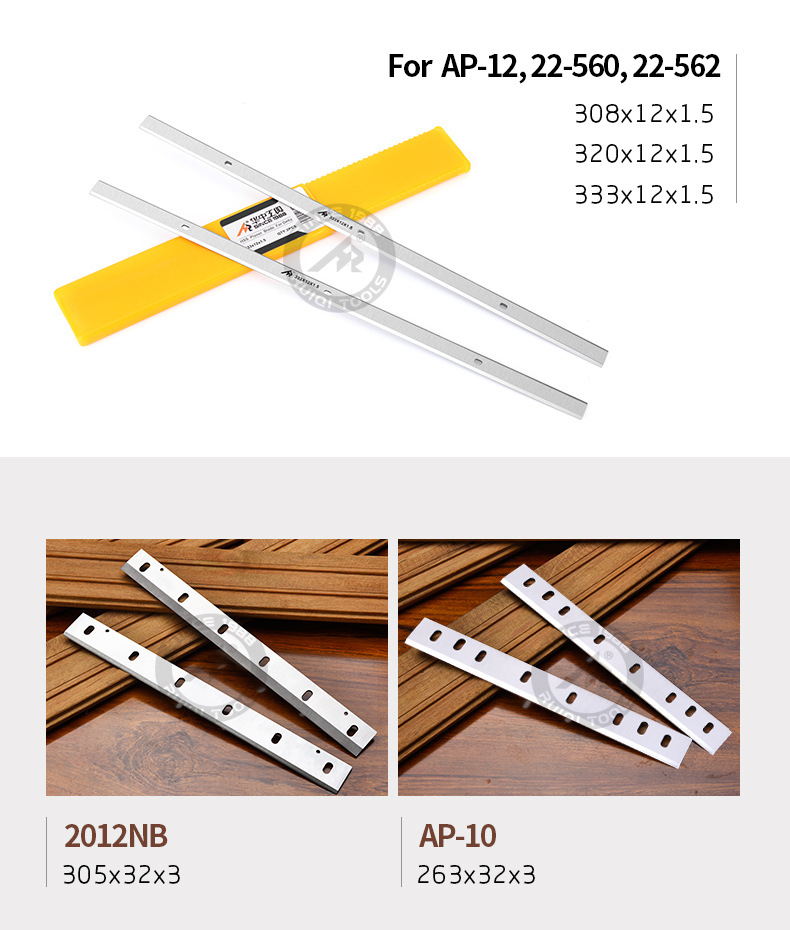 Noyuan 6-inch jointer knives & plane blade woodworking plane blade wholesale Application Scenario