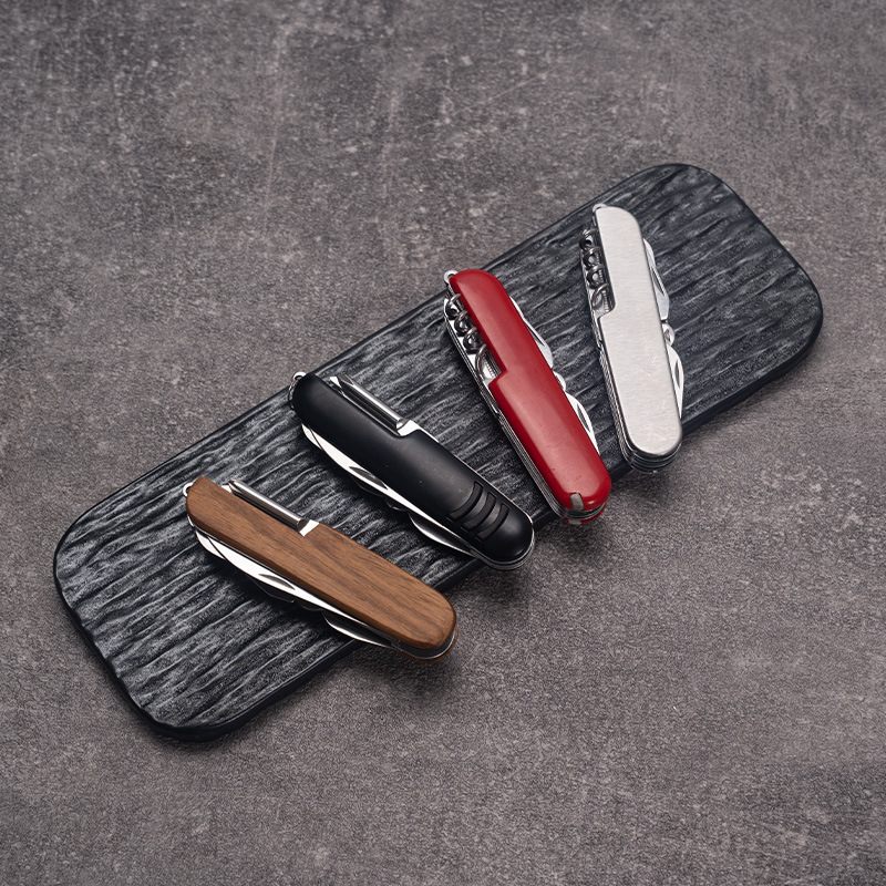 Stainless steel multi-functional Swiss knife, portable folding knife, outdoor multi-purpose combination knife and scissors, survival and self-defense knife details Picture