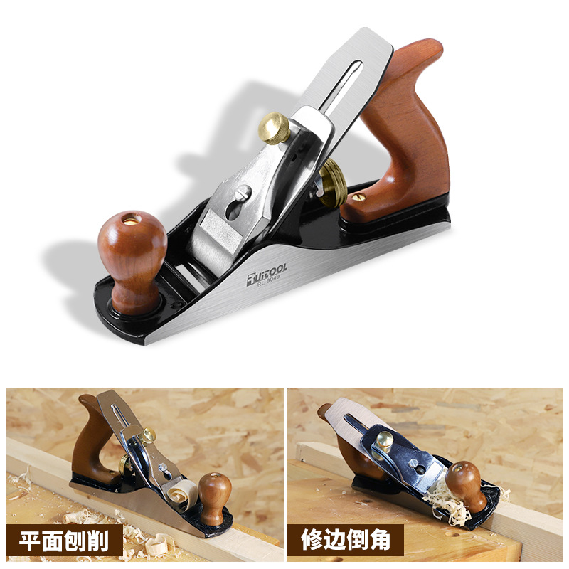 European-style woodworking planer, mini metal planer, flat planer, iron planer, trimming and chamfering, manual push planer, small planer, woodworking tools Application Scenario