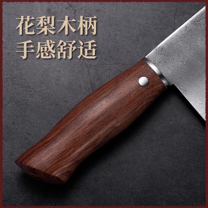 Factory direct sales of hand-forged household chopping and cutting dual-purpose knives with 8mm thick backs, commercial bone chopping knives, and chef's roast meat knives Application Scenario