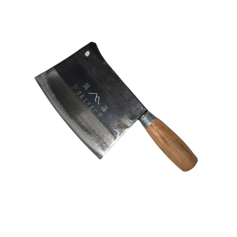 Dao Ba Wang hand-forged kitchen knife, sharp and super fast, old-fashioned kitchen knife, household kitchen knife, bone-cutting knife, Guopan kitchen knife Item Picture