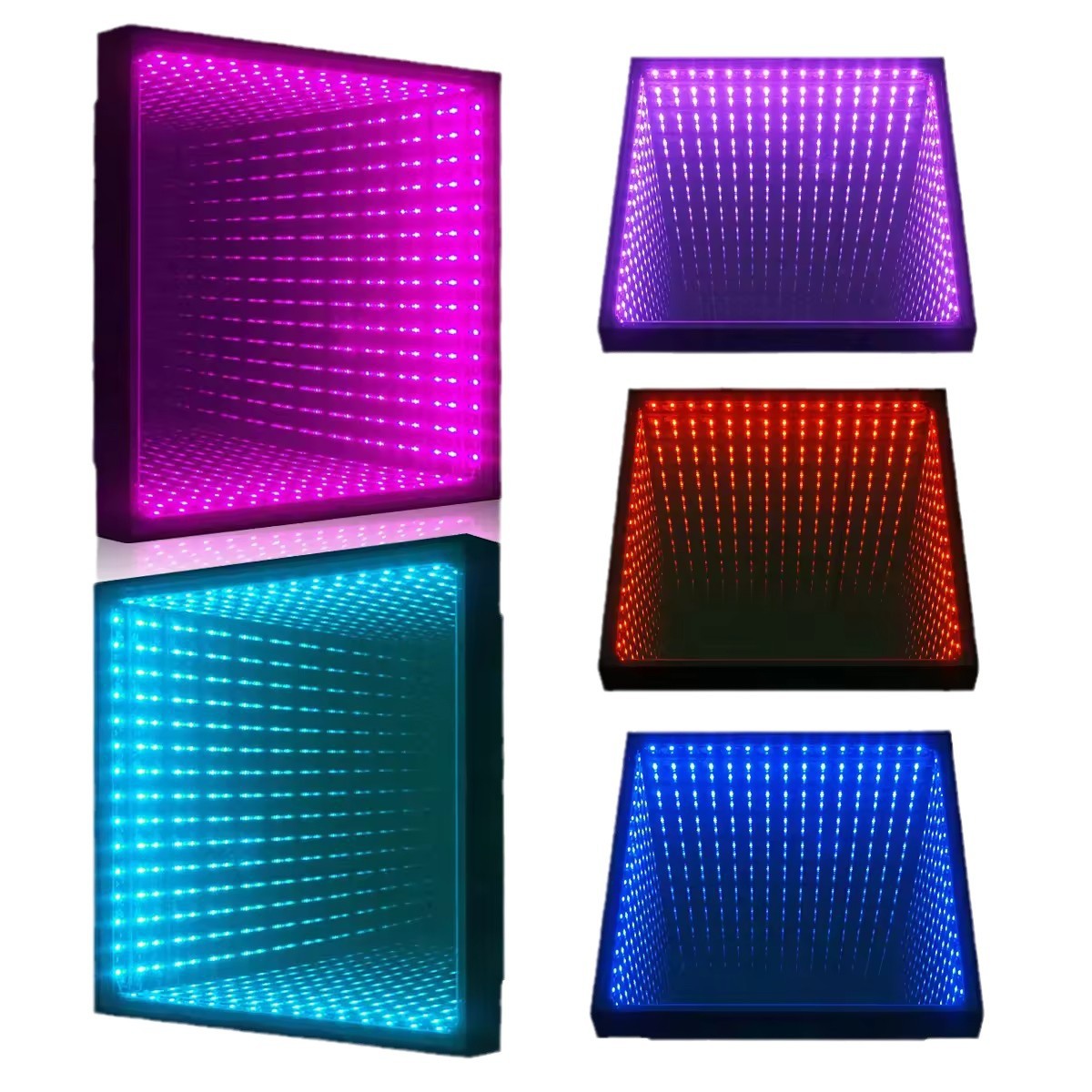 mirror stage light up floor tiles 3d led dance floor Dazzling Item Picture