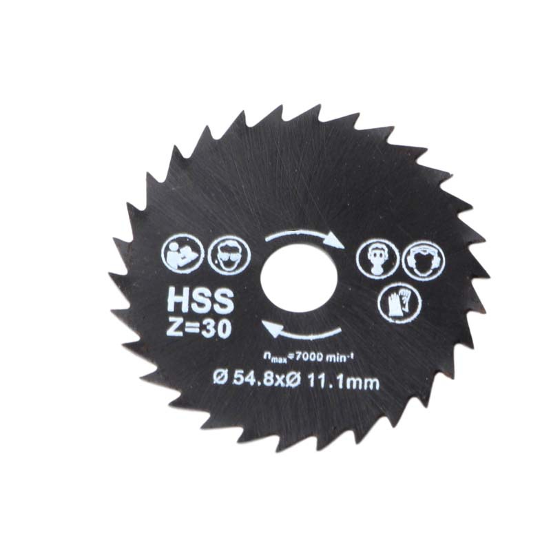 3PC high-speed steel mini saw blade 54.8mm emery woodworking copper and aluminum soft metal cutting blade, electric grinding machine accessories details Picture