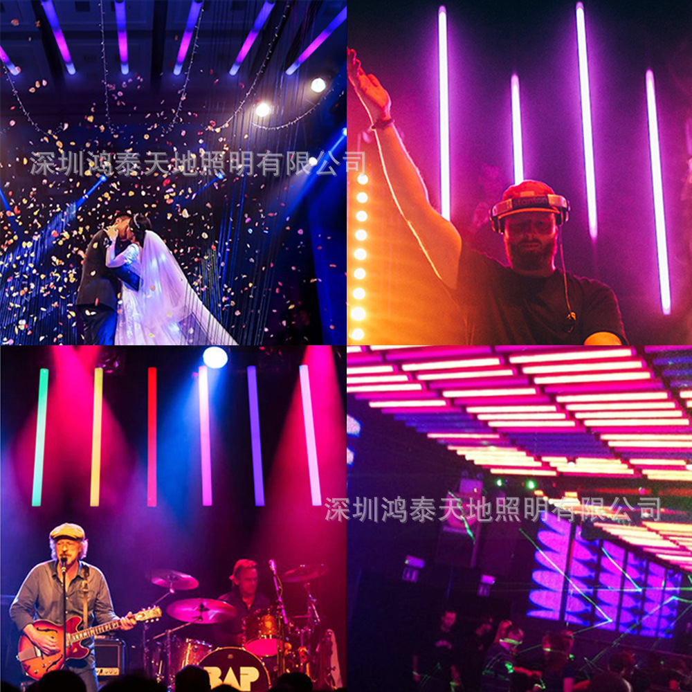 1-meter LED pixel light strip, 24Vrgb full-color programmed line light, stage, night venue, ktv lighting, nightclub details Picture
