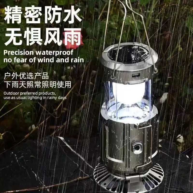 Camping lamp, solar horse lamp, multi-functional camping lamp, tent lamp, work lamp, outdoor lighting lamp, portable horse lamp Application Scenario