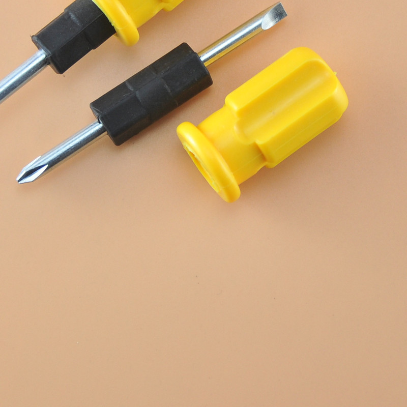 Radish head dual-purpose manual screwdriver, cross screwdriver, screwdriver taper, small screwdriver Specification drawing