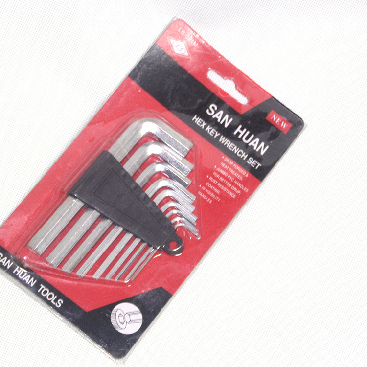 Factory direct sales of hex socket wrench sets, hex socket screwdriver boxes, and internal hexagonal wrenches full figure