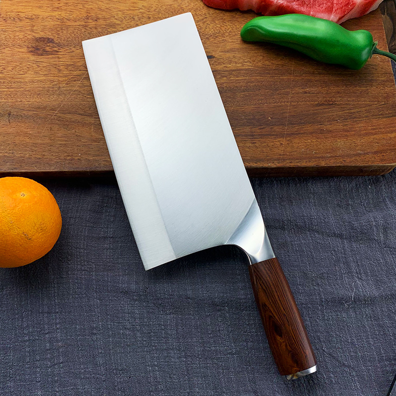VG series chain-specific knives, commercial high-end kitchen knives, sharp large kitchen knives, forged steel jacketed kitchen knives, 10 chromium details Picture