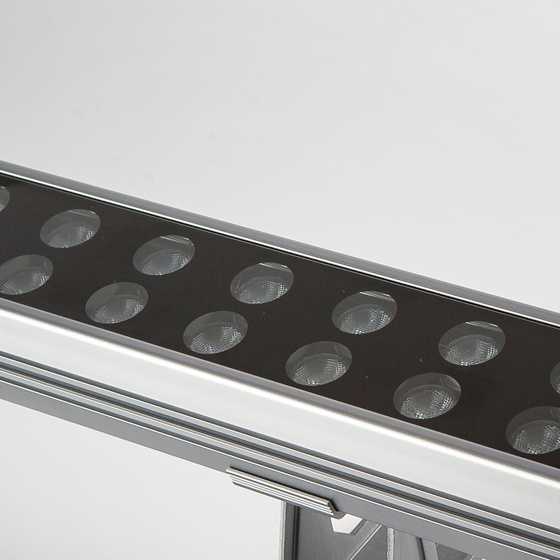 Wall-washing lights, seven-color light strips, LED aluminum material type building outline lights, waterproof long strip outdoor lighting project lights Application Scenario