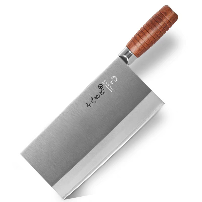 Eighteen Sons makes kitchen knives, household slicing knives, chef's special three-alloy steel 80cr, commercial restaurant mulberry knives and cutting knives Item Picture