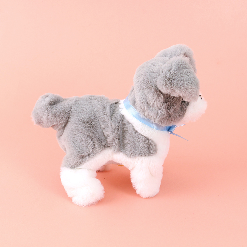 Children's toys, simulated cat dolls, can walk and bark, electronic pets, blue ribbons, electric plush dogs and cats, boys and girls Application Scenario