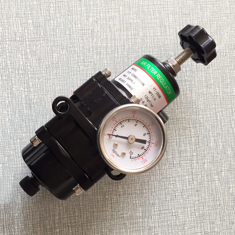 T-50 Air filter pressure reducer high-efficiency filter element assembly airflow control industrial-grade pressure regulating accessories Specification drawing