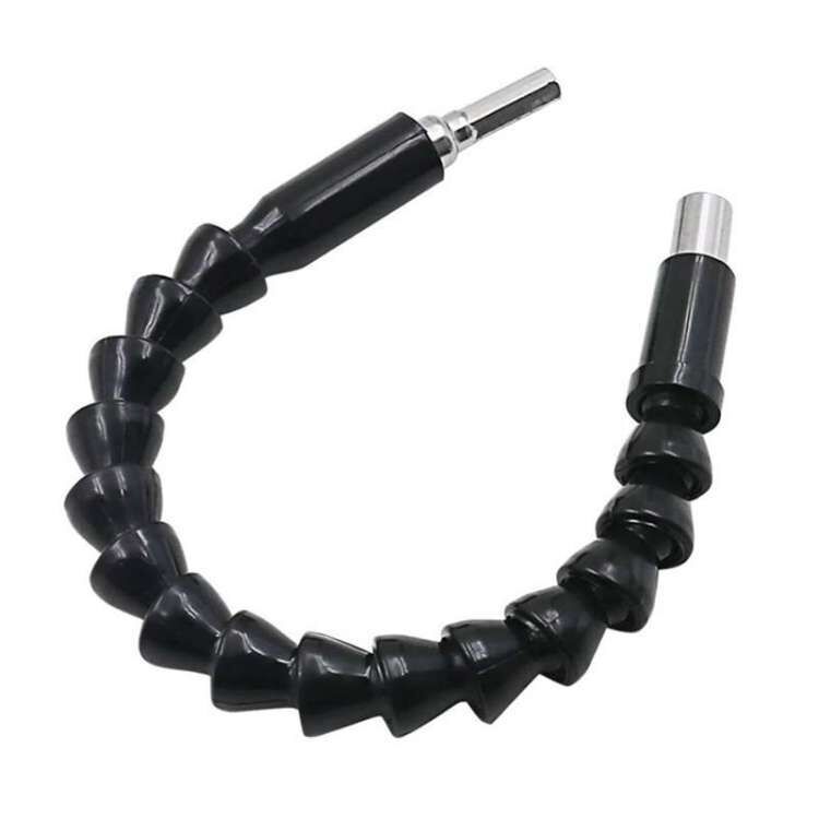 295mm flexible shaft, hexagonal handle, black universal flexible shaft, screwdriver bit, electric drill, electric screwdriver bit connection extension rod undefined