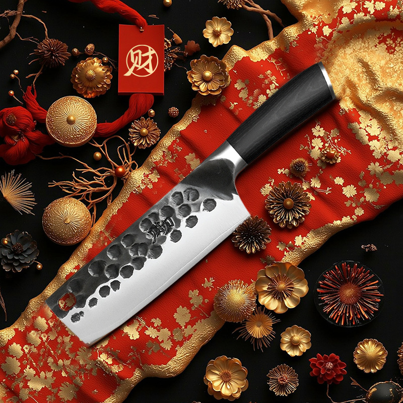 VG10 kitchen knife, a special cutting knife for women, a household forged stainless steel sharp kitchen hand knife manufacturer details Picture