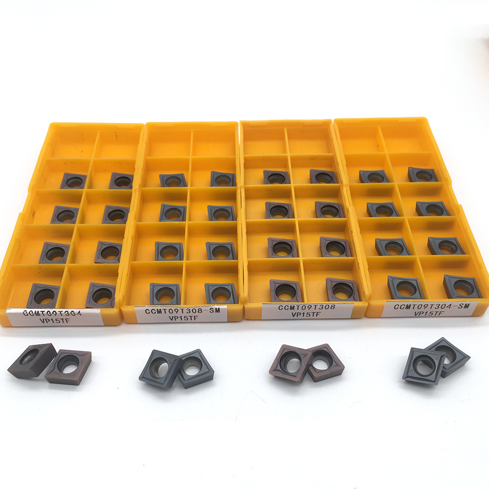Cross-border foreign trade CNC cutting tools CCMT09T3-US735/UE6020/VP15TF series coated inserts Specification drawing
