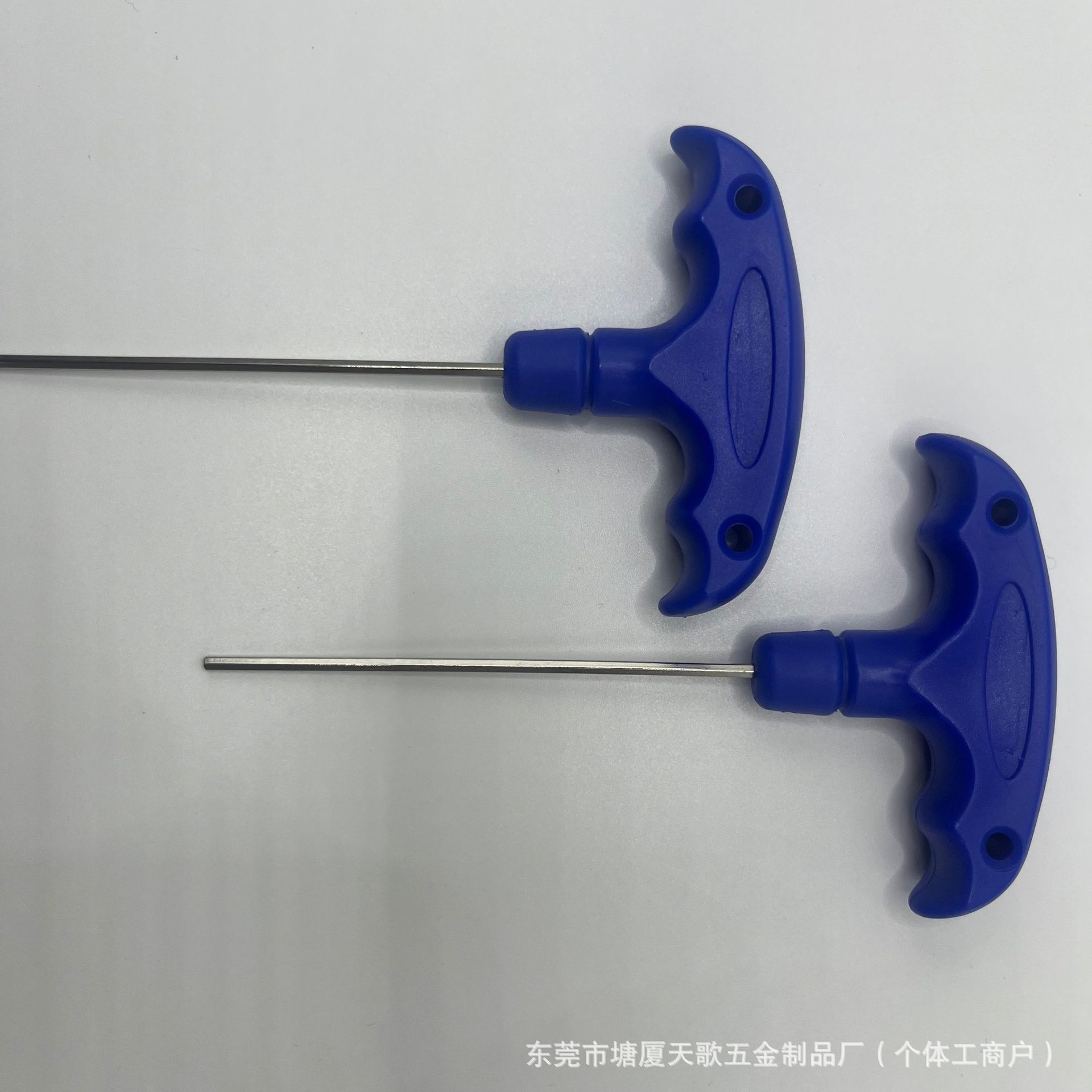 2mm T-type hex socket screwdriver, S2 material, ultra-high hardness electroplated nickel, H2 T-type hex socket wrench Specification drawing