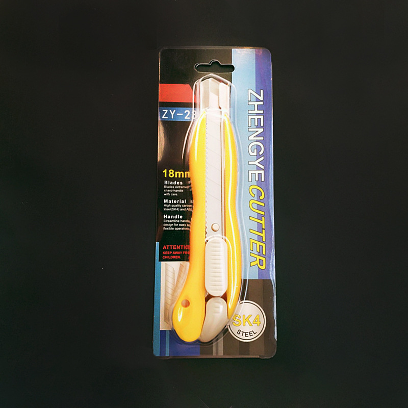 Utility knife, film application tool, large wallpaper knife, office stationery paper cutting knife, sharp and durable, ABS plastic shell Application Scenario