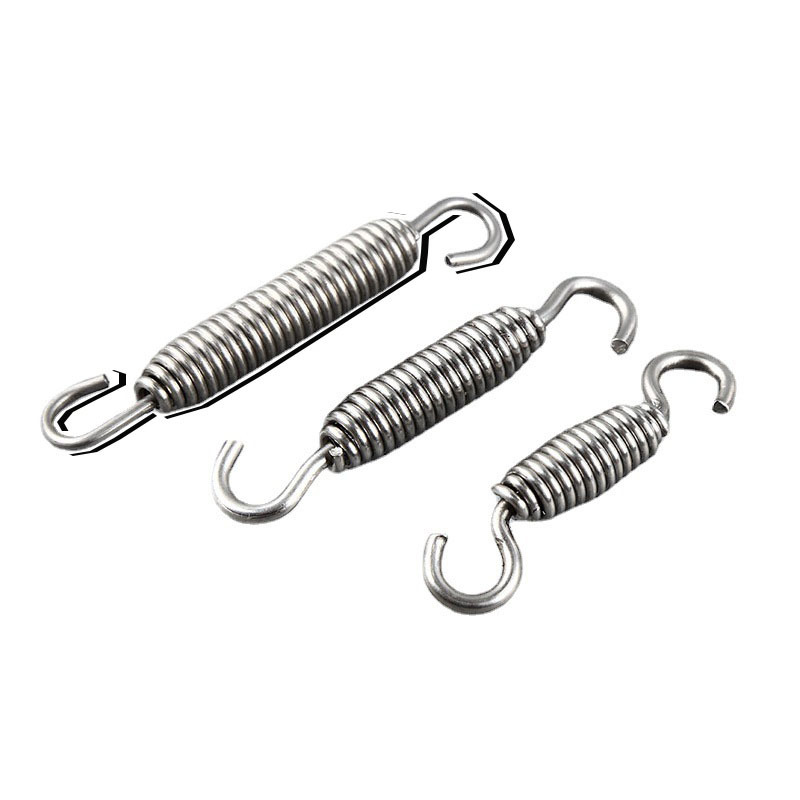 304 stainless steel tension belt hook spring, high-strength galvanized double hook automotive tension spring, sports equipment fitness tension spring Item Picture