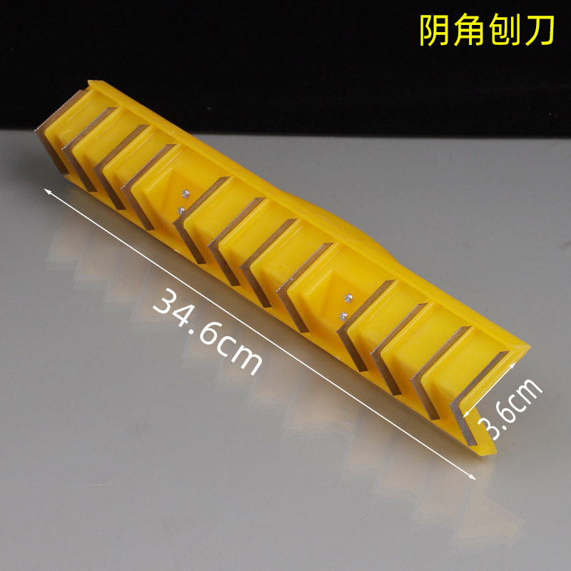 Flat planer, corner planer, tempered wall sawtooth tool, corner planer, corner planer, wall corner treatment worker Specification drawing