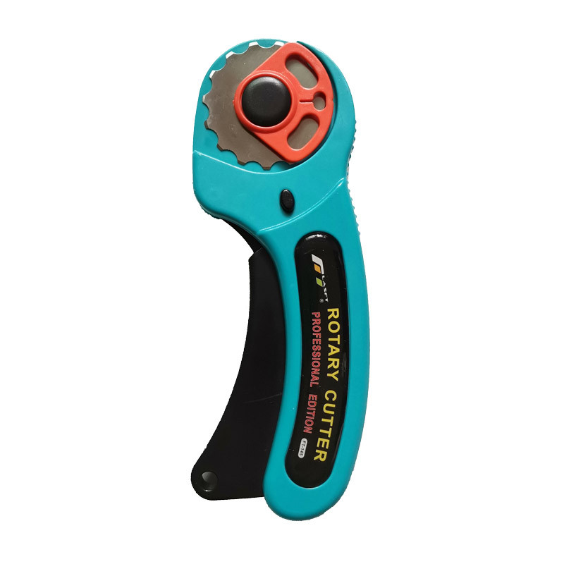 Upgraded 45mm safety lock carpet knife rubber band cutting round knife FT-145 Roller knife left and right hand roller undefined