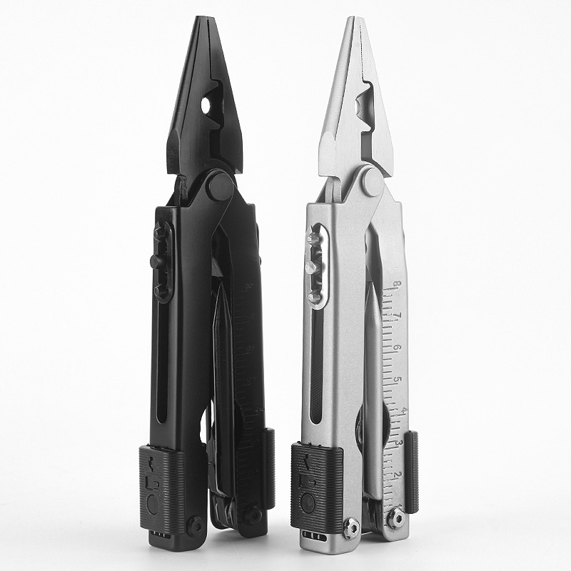 Ruibo Portable home, outdoor, car, daily use, multi-purpose knife tool, telescopic one-handed quick-release pliers Item Picture