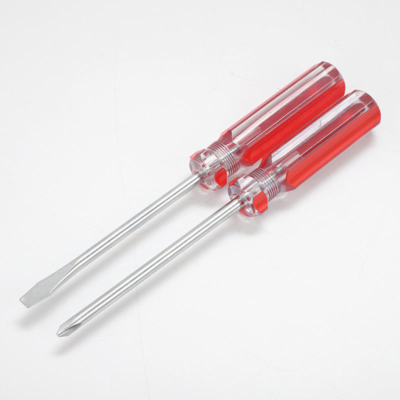 Wholesale crystal transparent screwdrivers, mini colored bar screwdrivers, cross-shaped strong magnetic screwdrivers, and two-color screwdrivers from the manufacturer details Picture