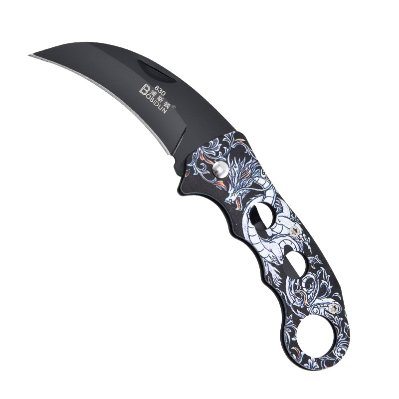 Factory direct sales supply of high-hardness outdoor folding knives, fruit knives, portable knives, camping survival knives and self-defense claw knives undefined