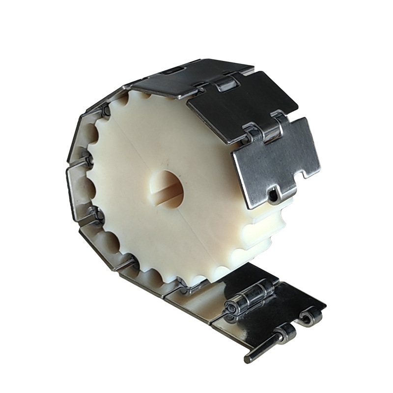 Stainless steel chain plate, straight chain, flat top chain, 812 conveyor chain plate, special industrial transmission chain for beer and beverage production lines Item Picture