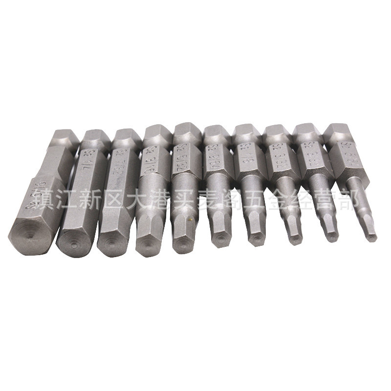 10-piece set of British standard hexagonal screwdriver bits, 50mm S2 steel magnetic electric drill, electric screwdriver, and screwdriver head Application Scenario
