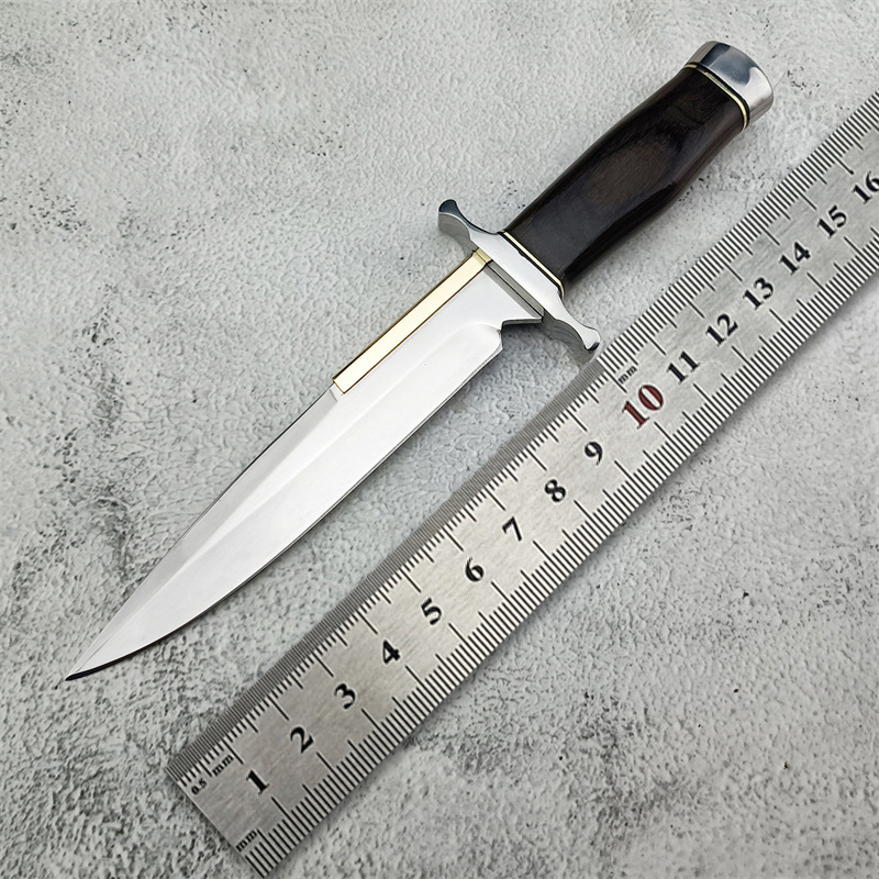 Toothpick Boyi outdoor self-defense survival portable knife, sharp EDC high-hardness outdoor survival straight knife, fruit knife full figure