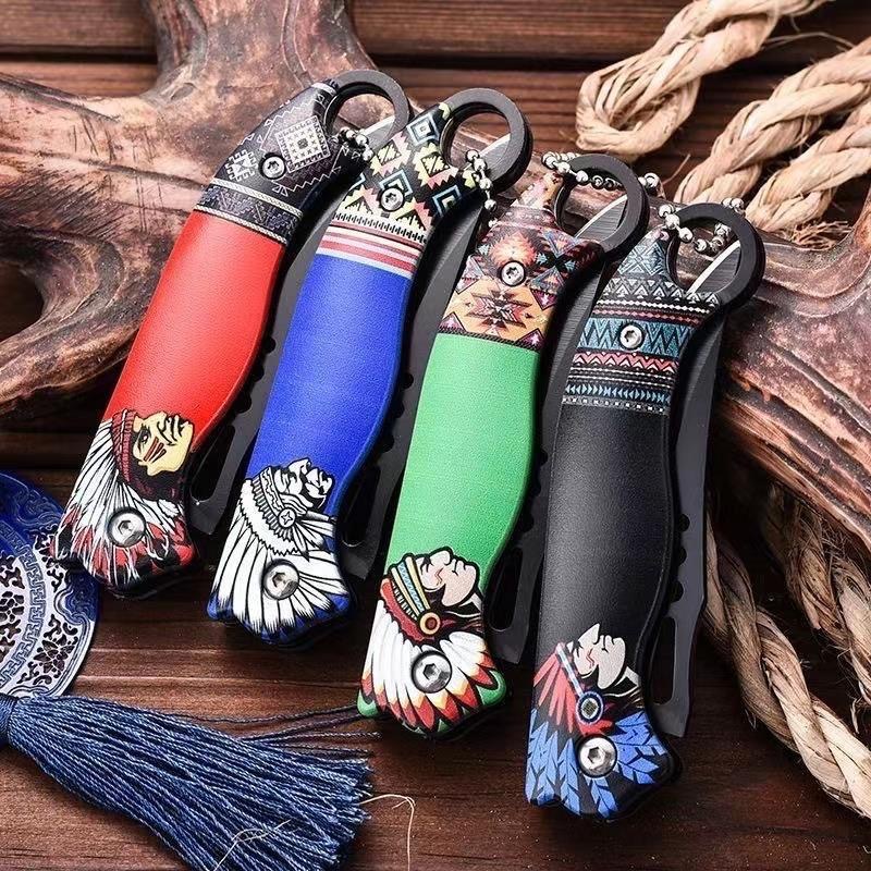 Factory direct sales of outdoor mini folding knives, portable folding knives, express unpacking knives, and outdoor camping knives Application Scenario