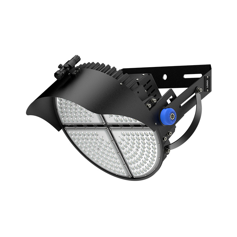 Manufacturer's LED circular stadium lights, outdoor high-power stadium high mast lights, engineering wharf outdoor waterproof floodlights Item Picture
