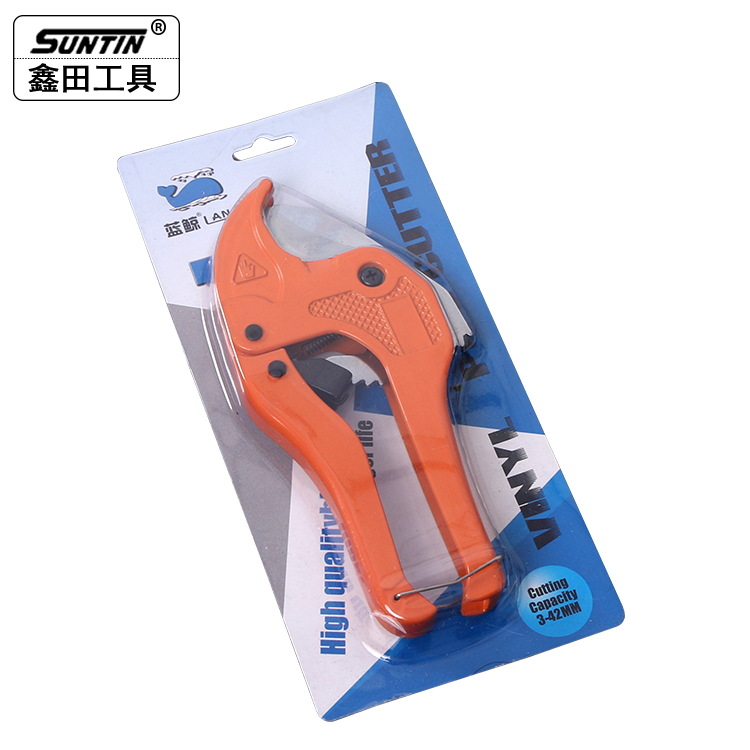 Xintian Multi-purpose fast cutting PVC/PPR aluminum-plastic pipe Plastic water pipe scissors, pipe cutter, pipe cutting knife Application Scenario
