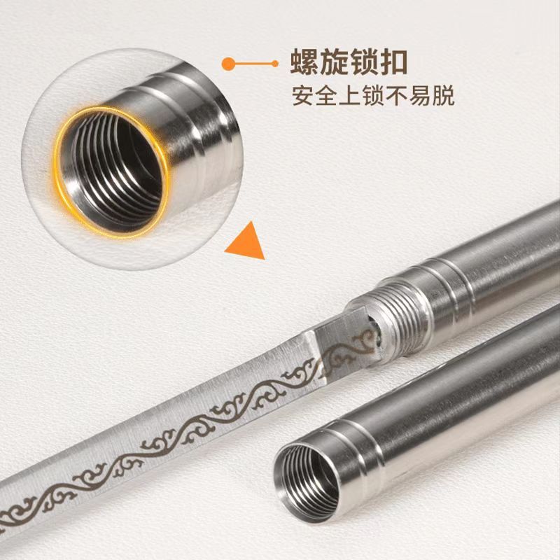 The stainless steel one-piece tea set, mini tea knife, tea ceremony weapon, playable ornament, outdoor portable fruit knife Application Scenario