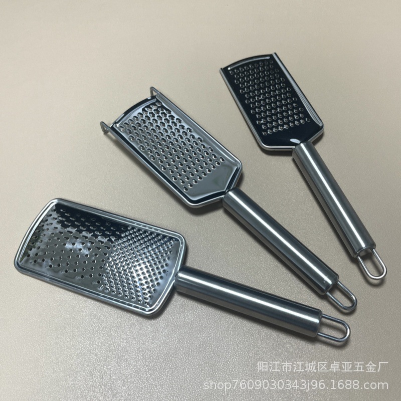 Wholesale stainless steel melon grater, cheese grater, lemon grater, potato and fruit slicer, household kitchen tools from the manufacturer Specification drawing