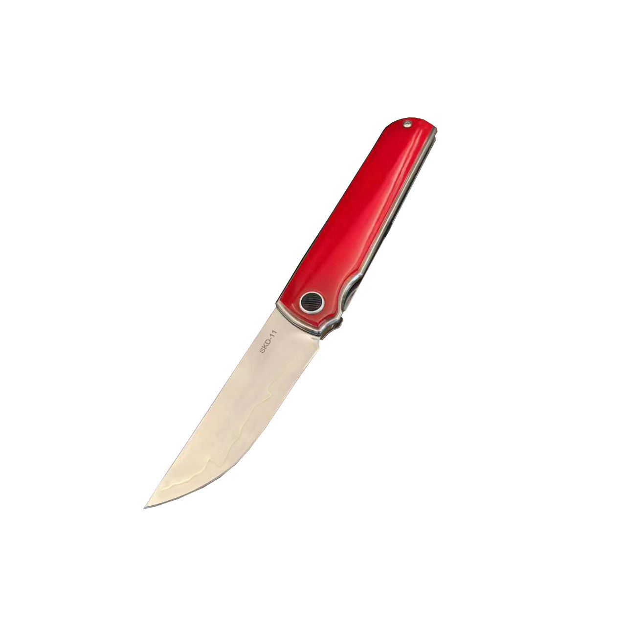 Genuine Sanhe Steel SKD-11 outdoor folding knife, portable for camping in the wild, high-hardness multi-functional fruit knife Item Picture